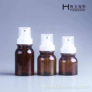 Cosmetic Facial Storage Plastic PET Spray Bottles